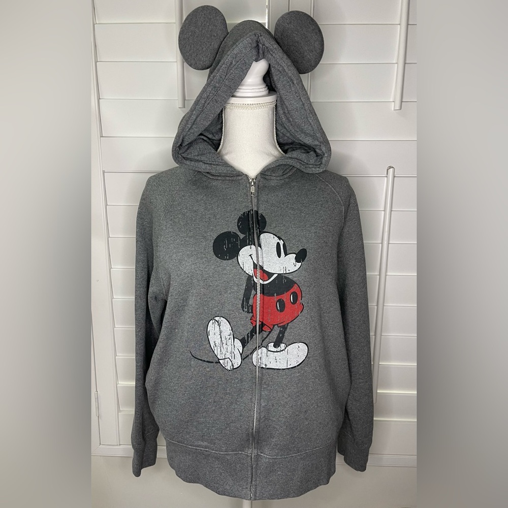 Disney Mickey Mouse Zip Up Hoodie Tokyo Disney Sea